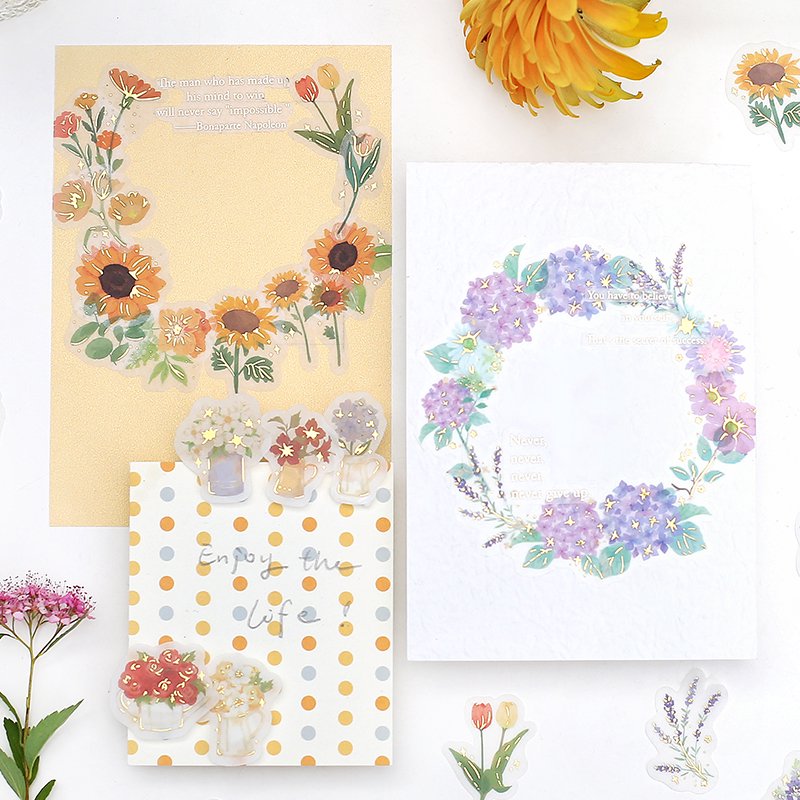 BGM Flake Seal | Yellow Garden