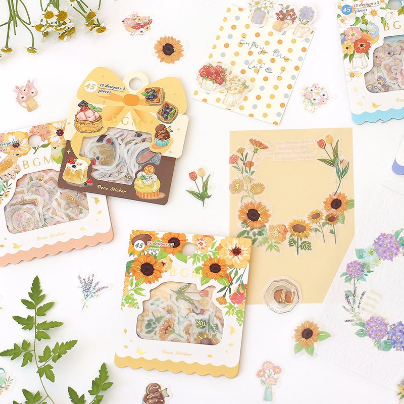 BGM Flake Seal | Yellow Garden
