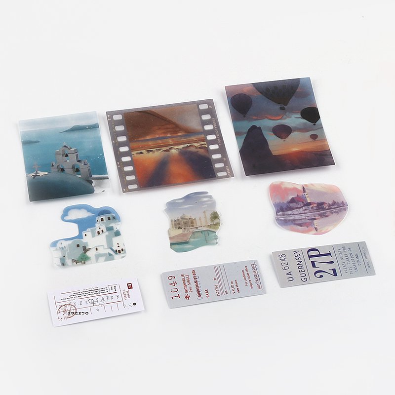 BGM Tracing Paper Seal | Travel Diary - Worldwide