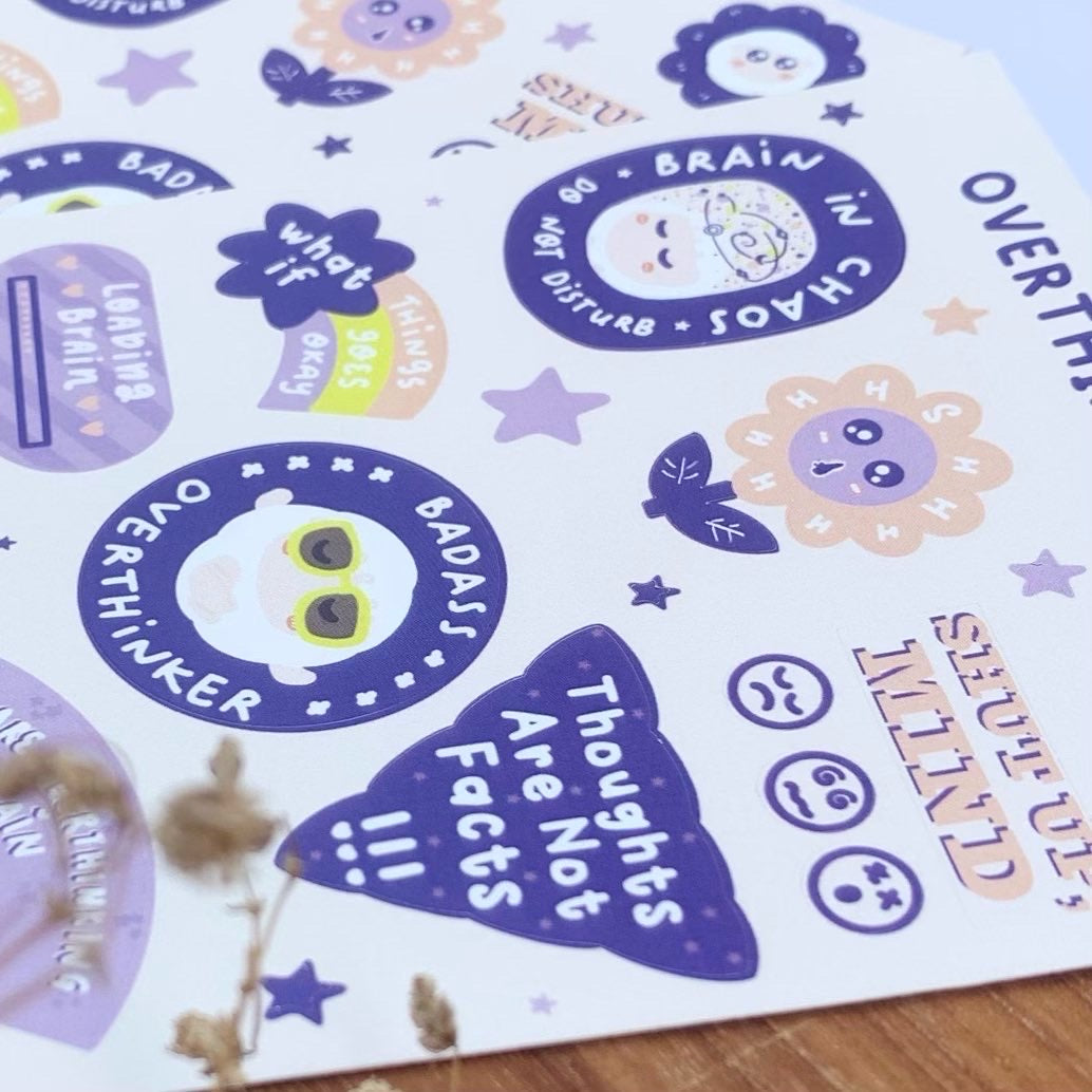 Bloomallow | Overthinker sticker