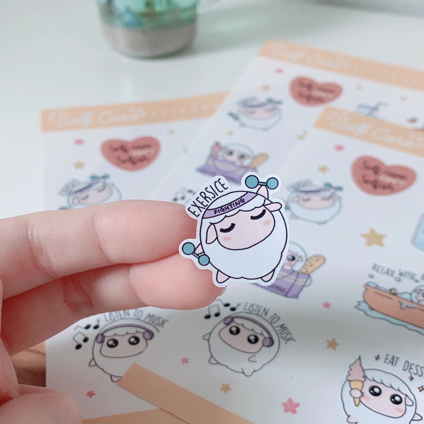 Bloomallow | Self care sticker
