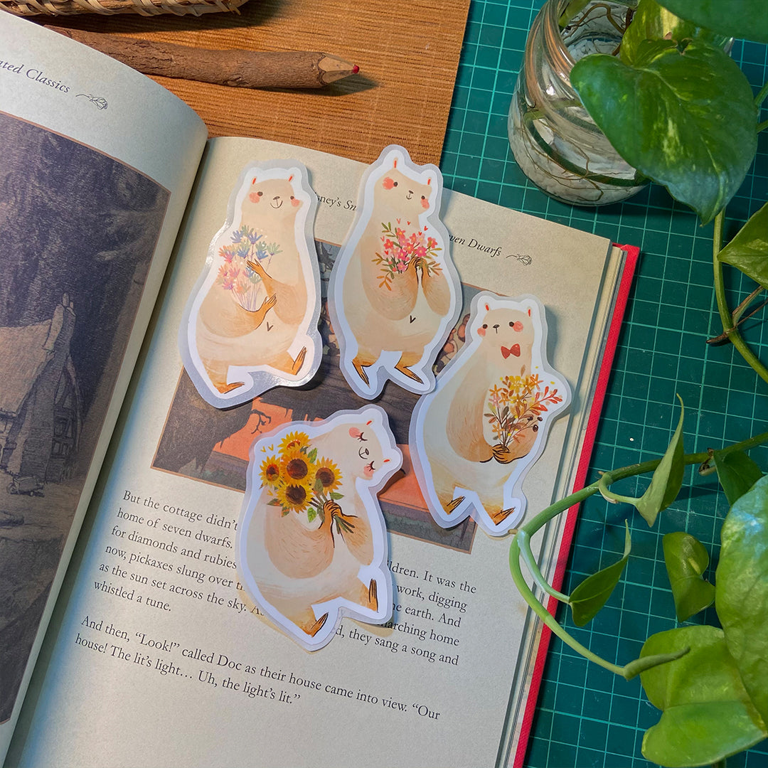 BlueBean Four Seasons Bear Sticker Pack