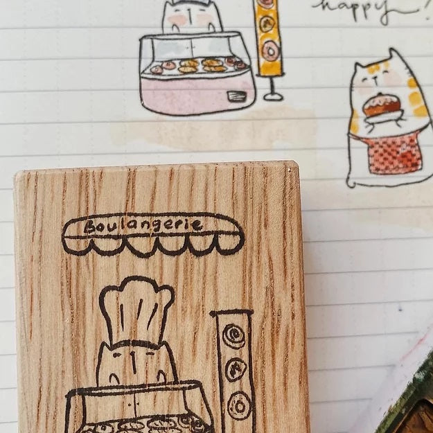 Catdoo rubber stamp - Boulangerie (CD3691311)
