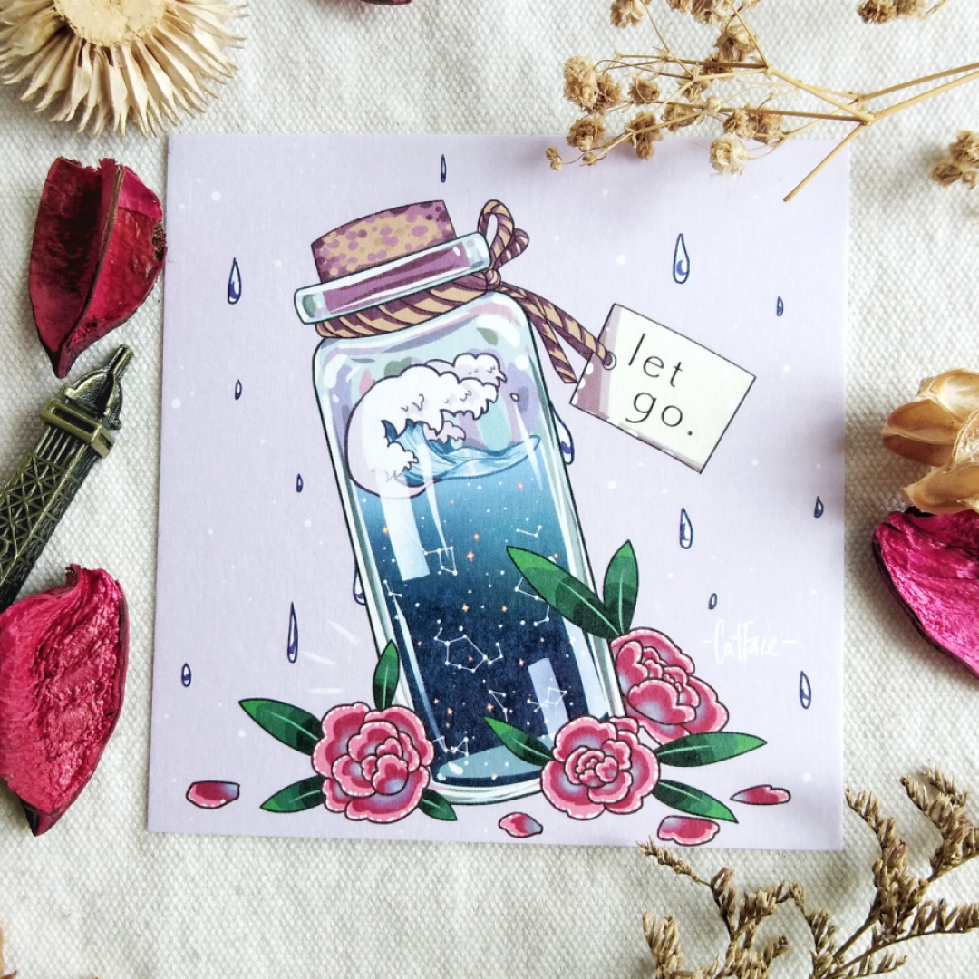 Let Go Art Print