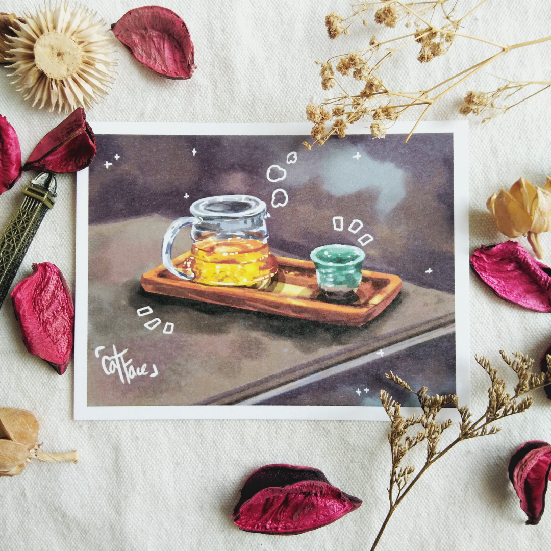Pot of Tea Art Print