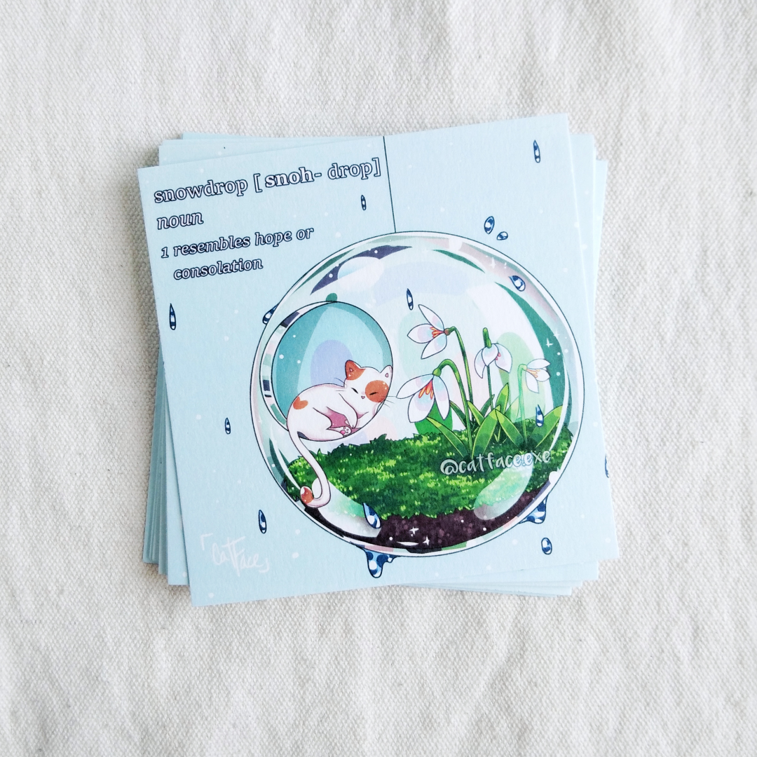 Snowdrop - Hope Art Print