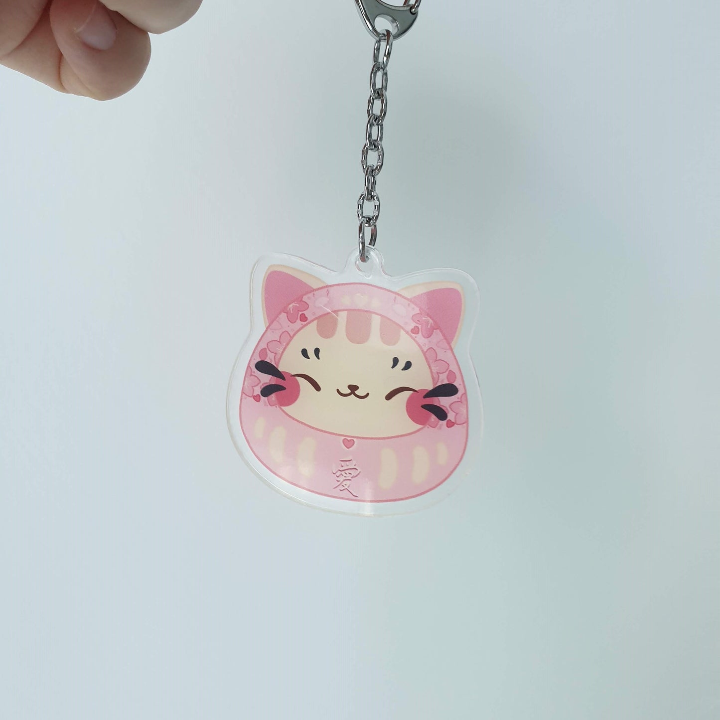Ai Daruma Acrylic Keychain