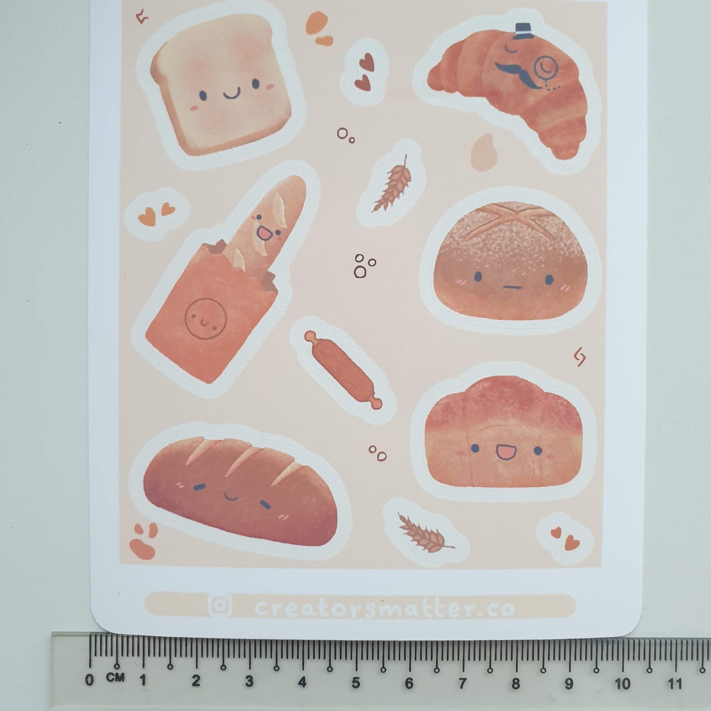 Happy Carbs Sticker Sheet