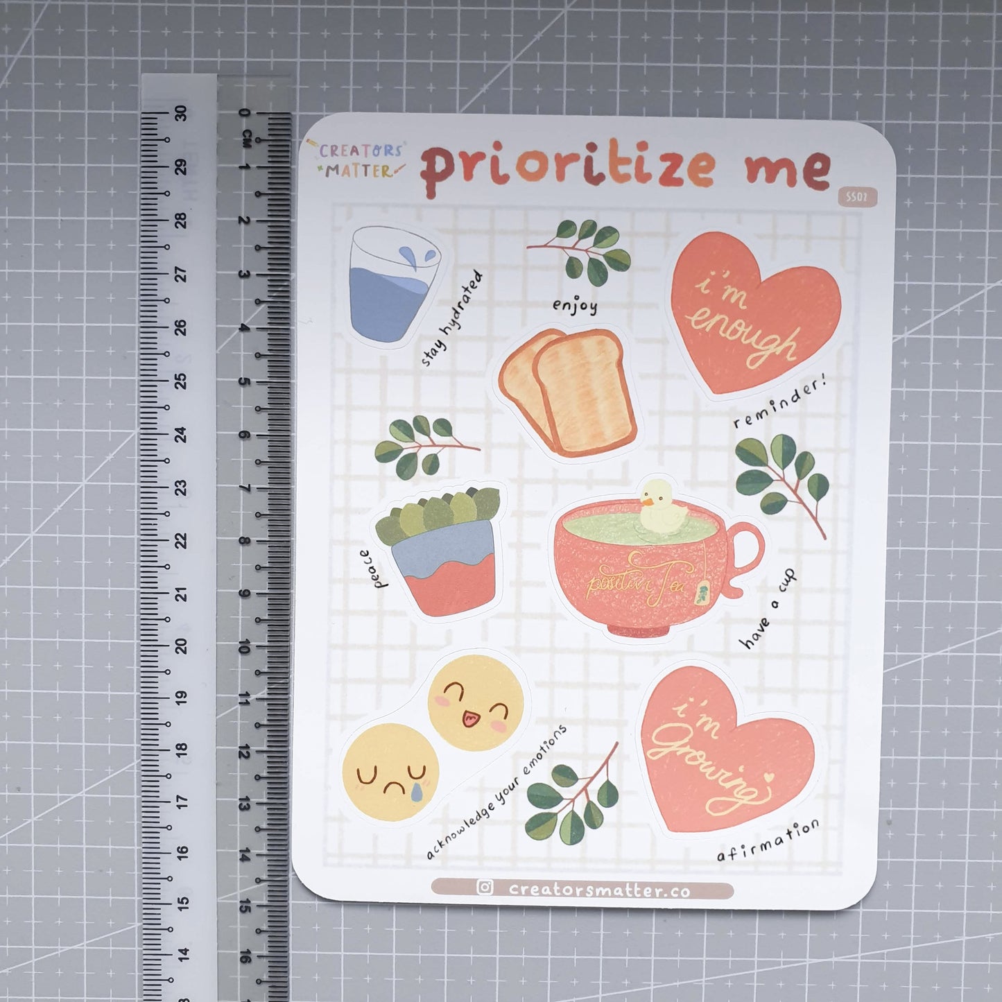 Prioritize Me Sticker Sheet