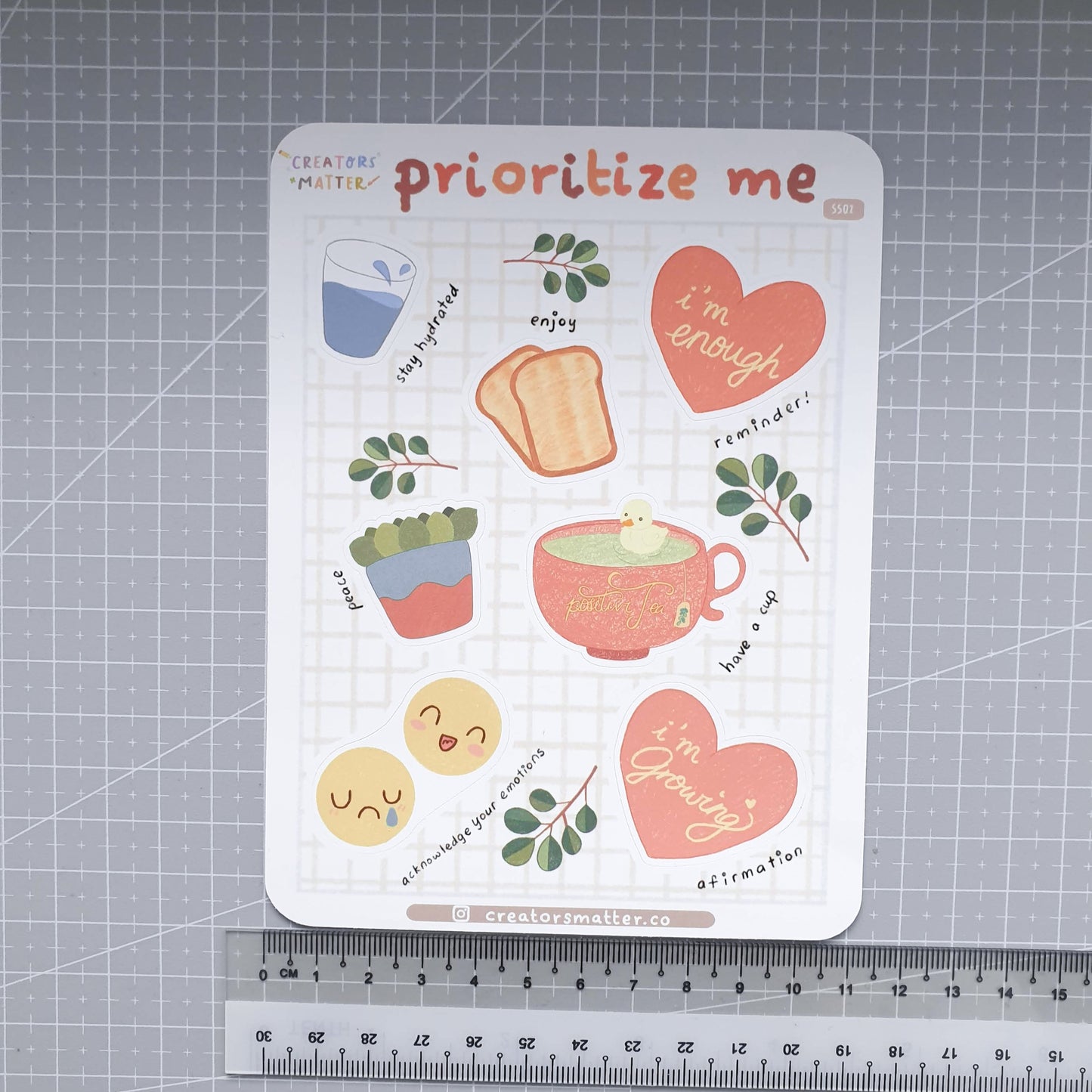 Prioritize Me Sticker Sheet