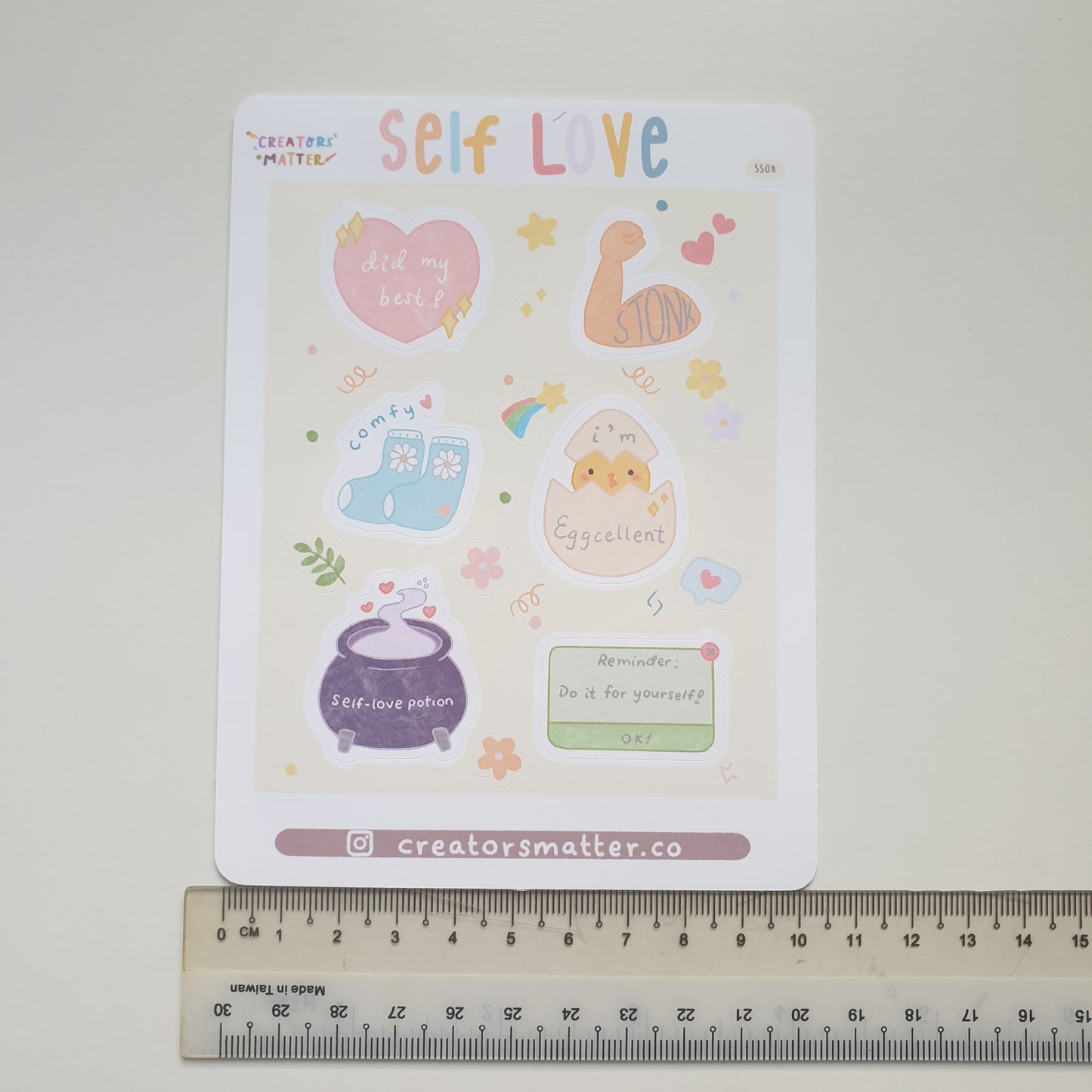 Creators Matter | Self Love Sticker Sheet