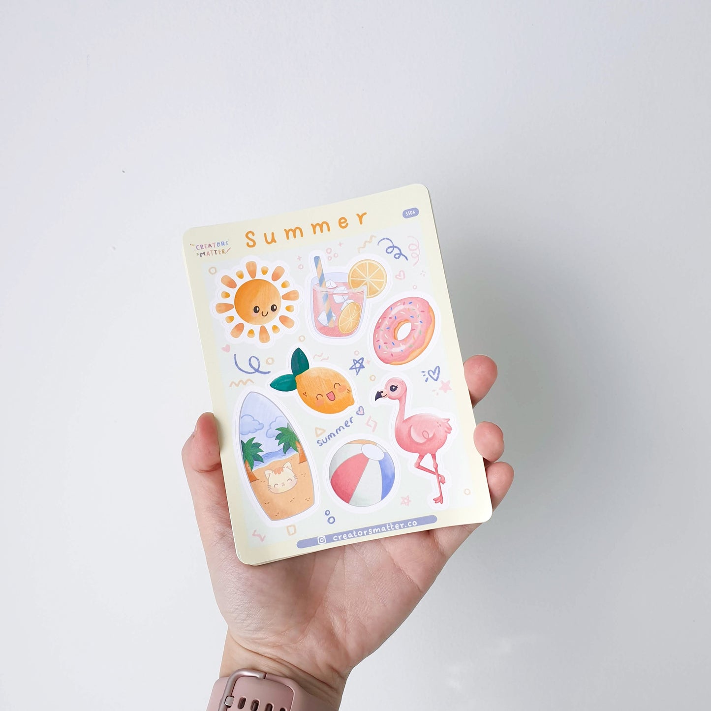 Creators Matter | Summer Sticker Sheet