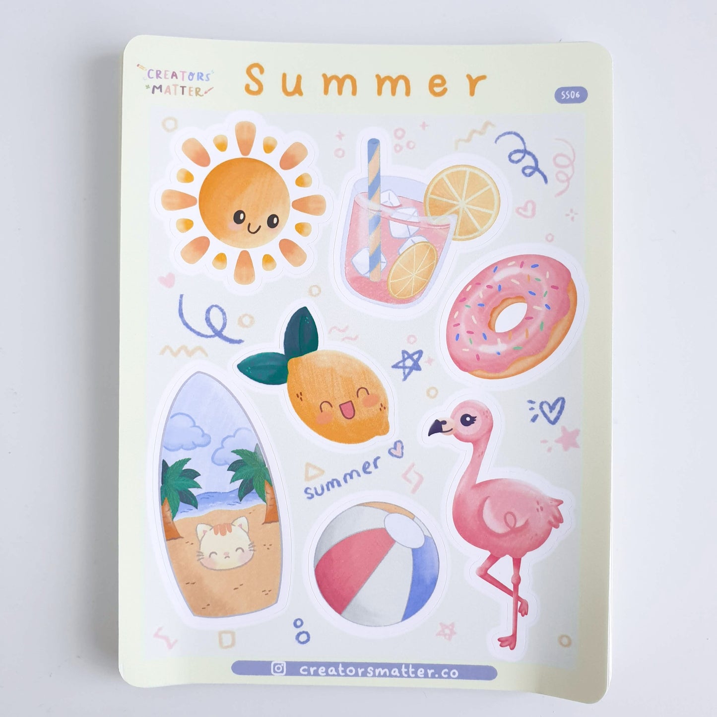 Creators Matter | Summer Sticker Sheet