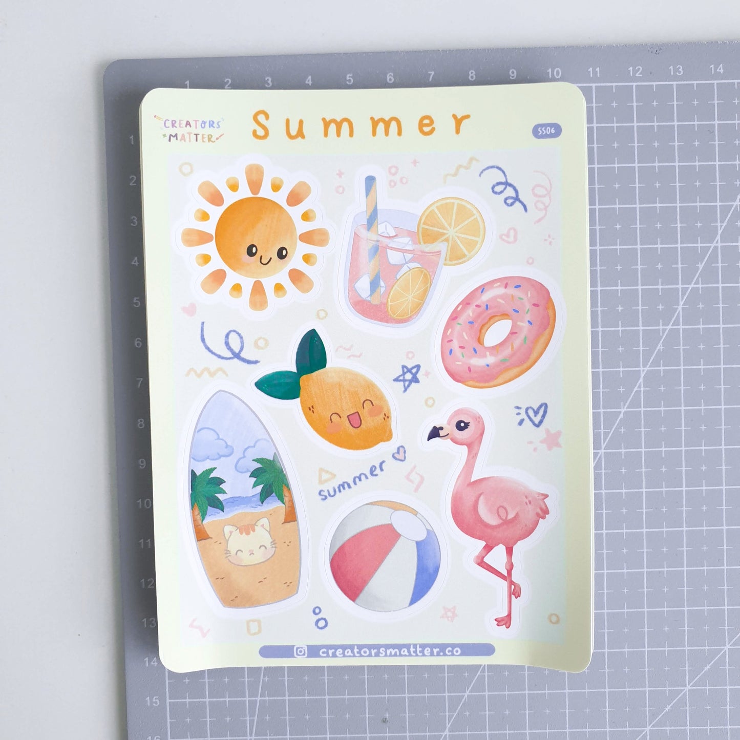 Creators Matter | Summer Sticker Sheet