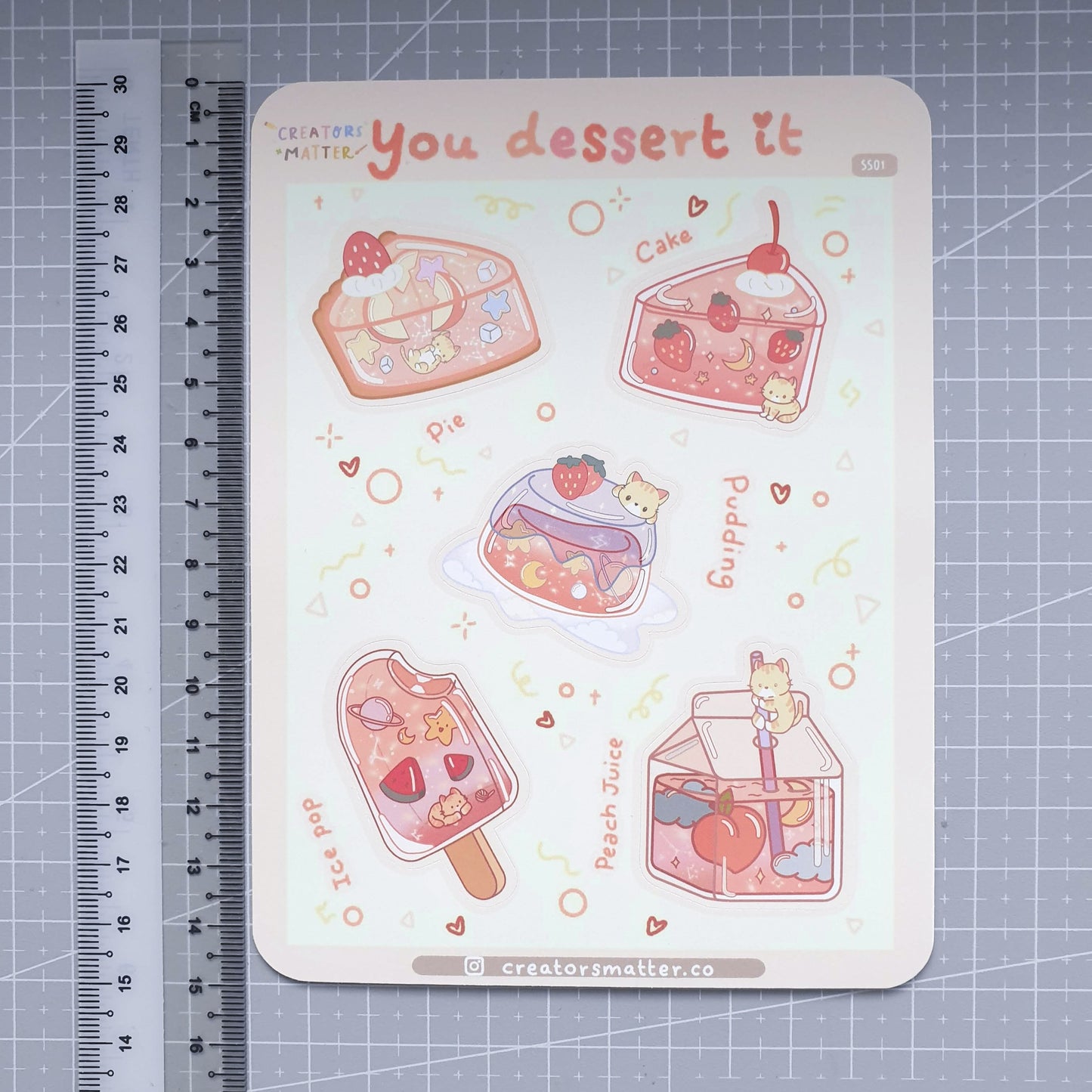 You Dessert It Sticker Sheet