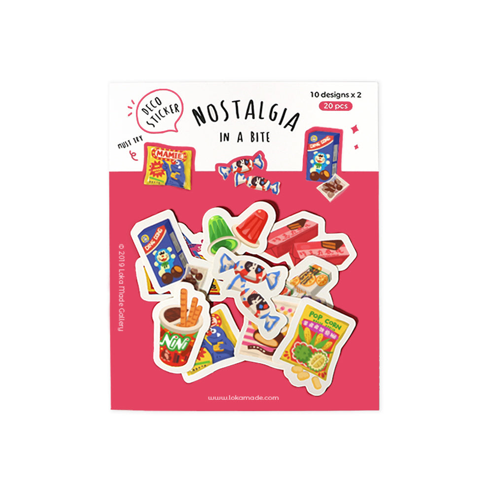 loka made deco stickers | Nostalgia in a Bite