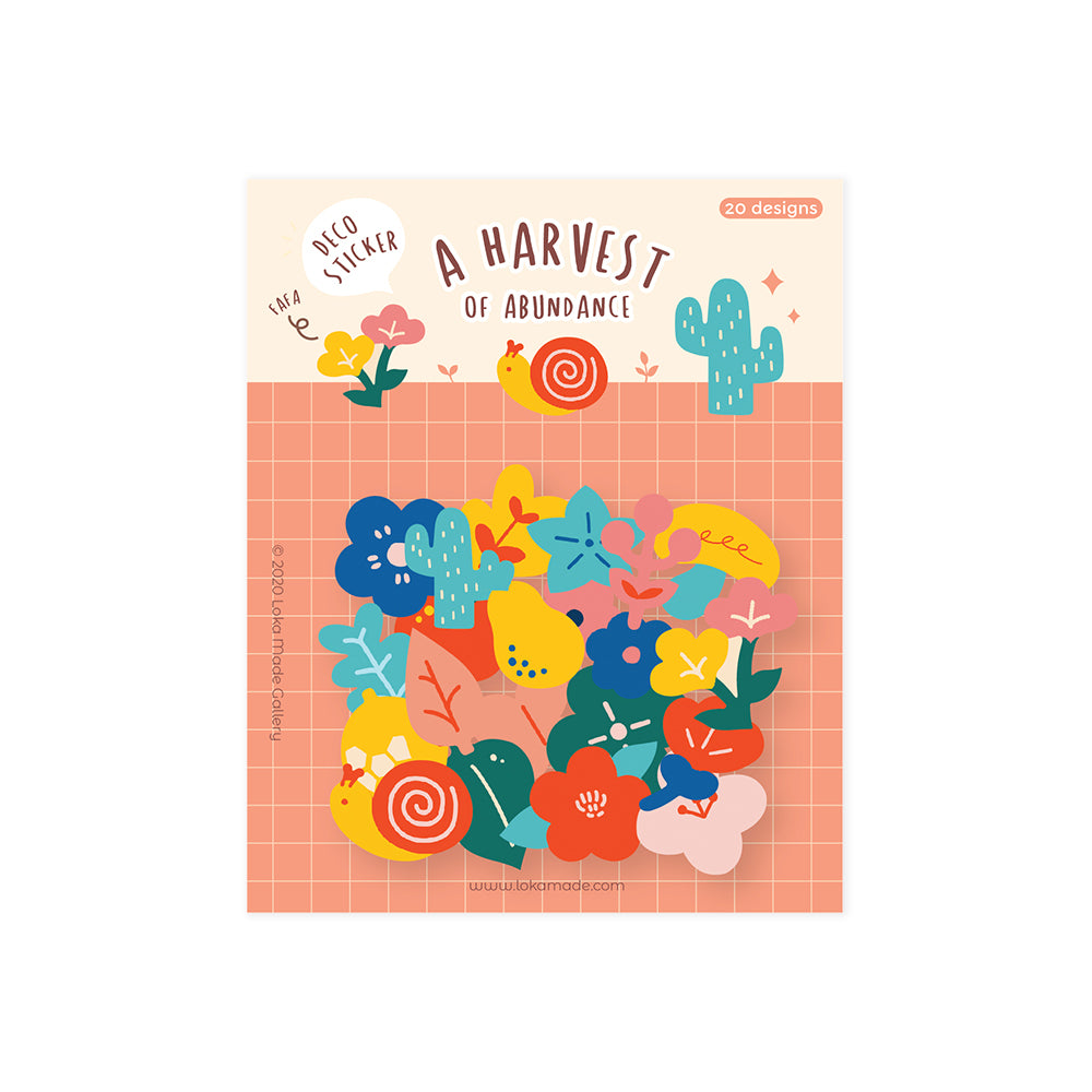 loka made deco stickers | A Harvest of Abundance