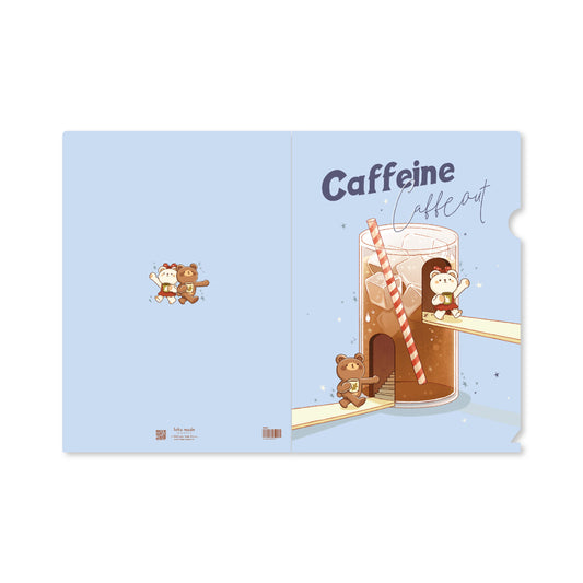 loka made A4 folder | CAFFEINE CAFFEOUT