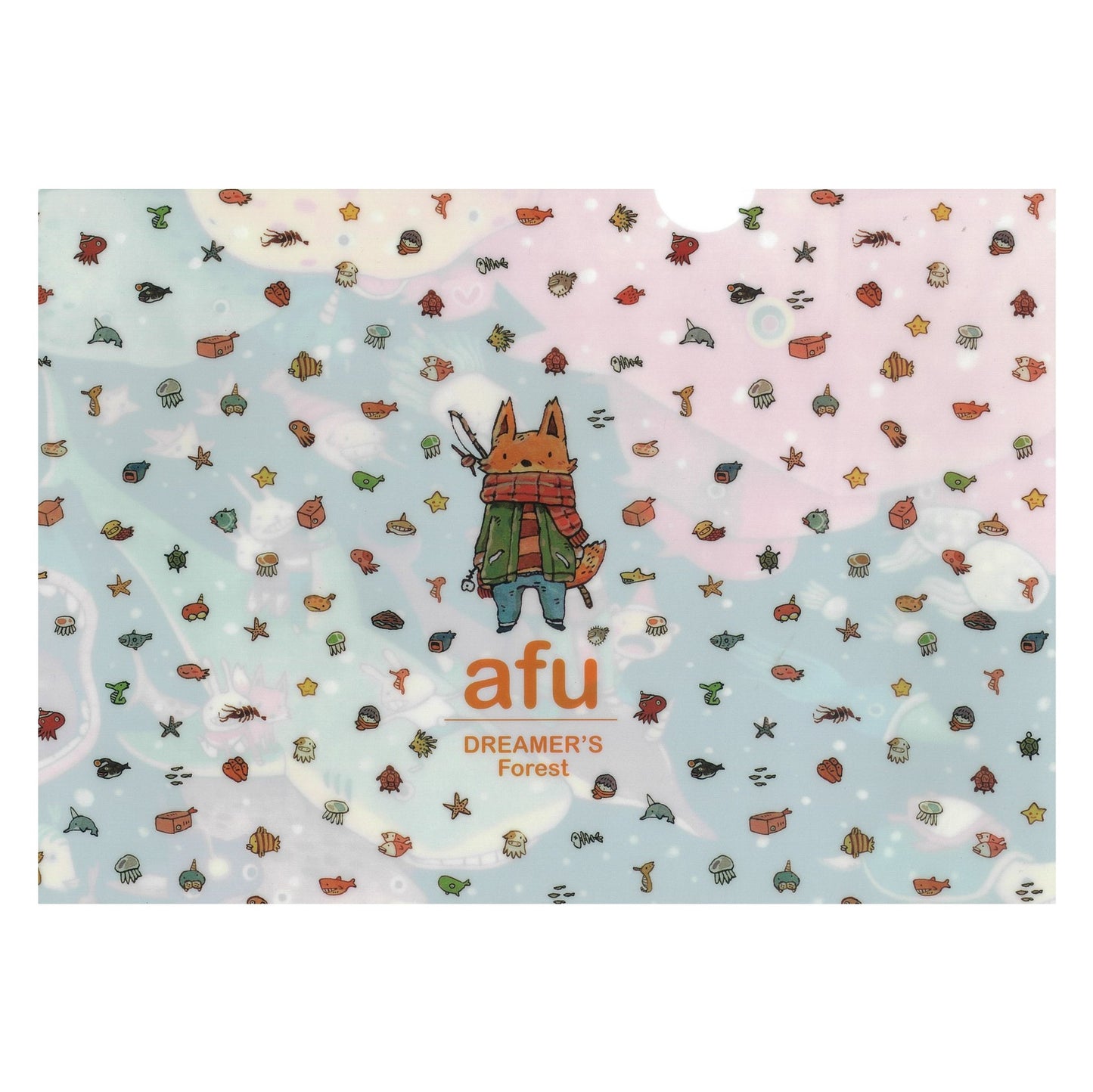 afu A4 Plastic Folder | Ocean Dream Seeker