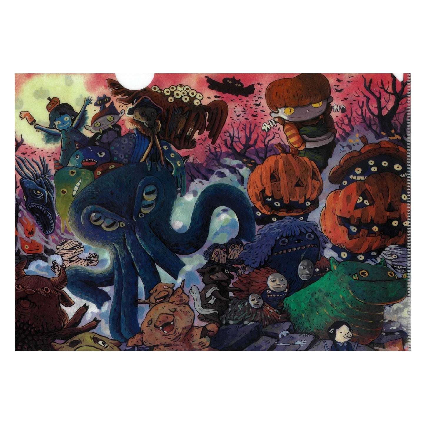 afu A4 plastic folder | Halloween