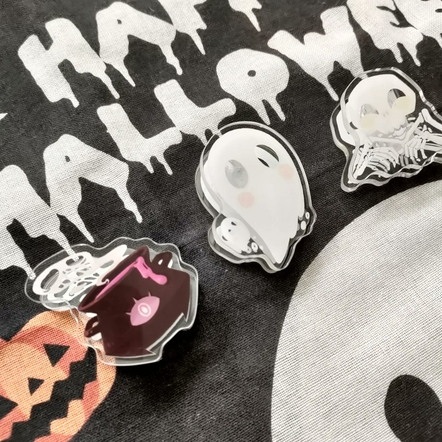 Weiliwonka Acrylic Clips - Skeleton