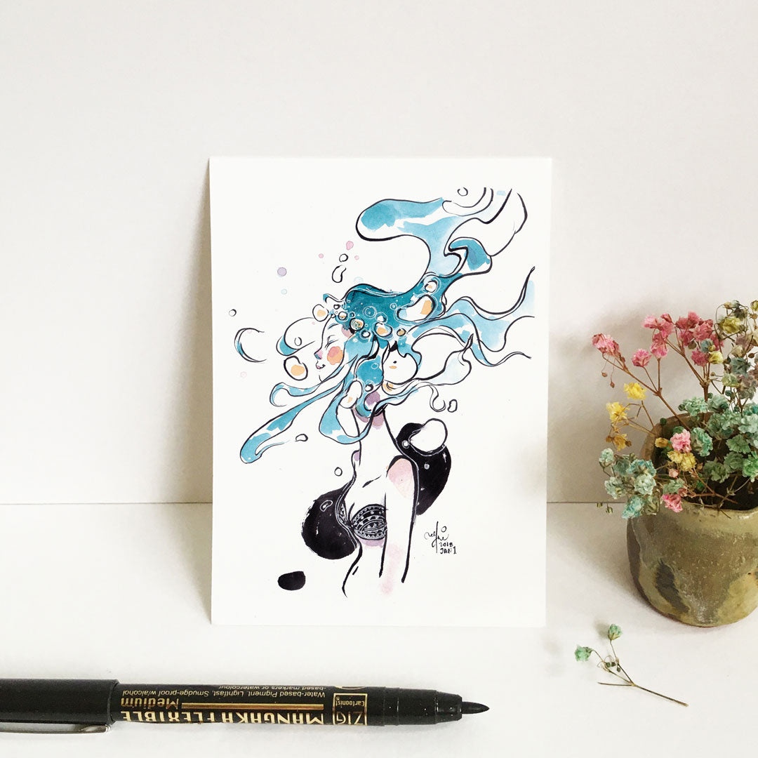 Mermaids (Random) A6 Prints