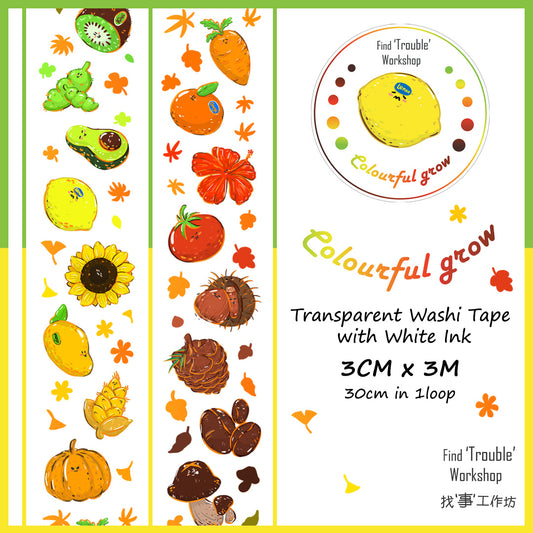 Find Trouble Workshop - Colourful Grow PET Tape