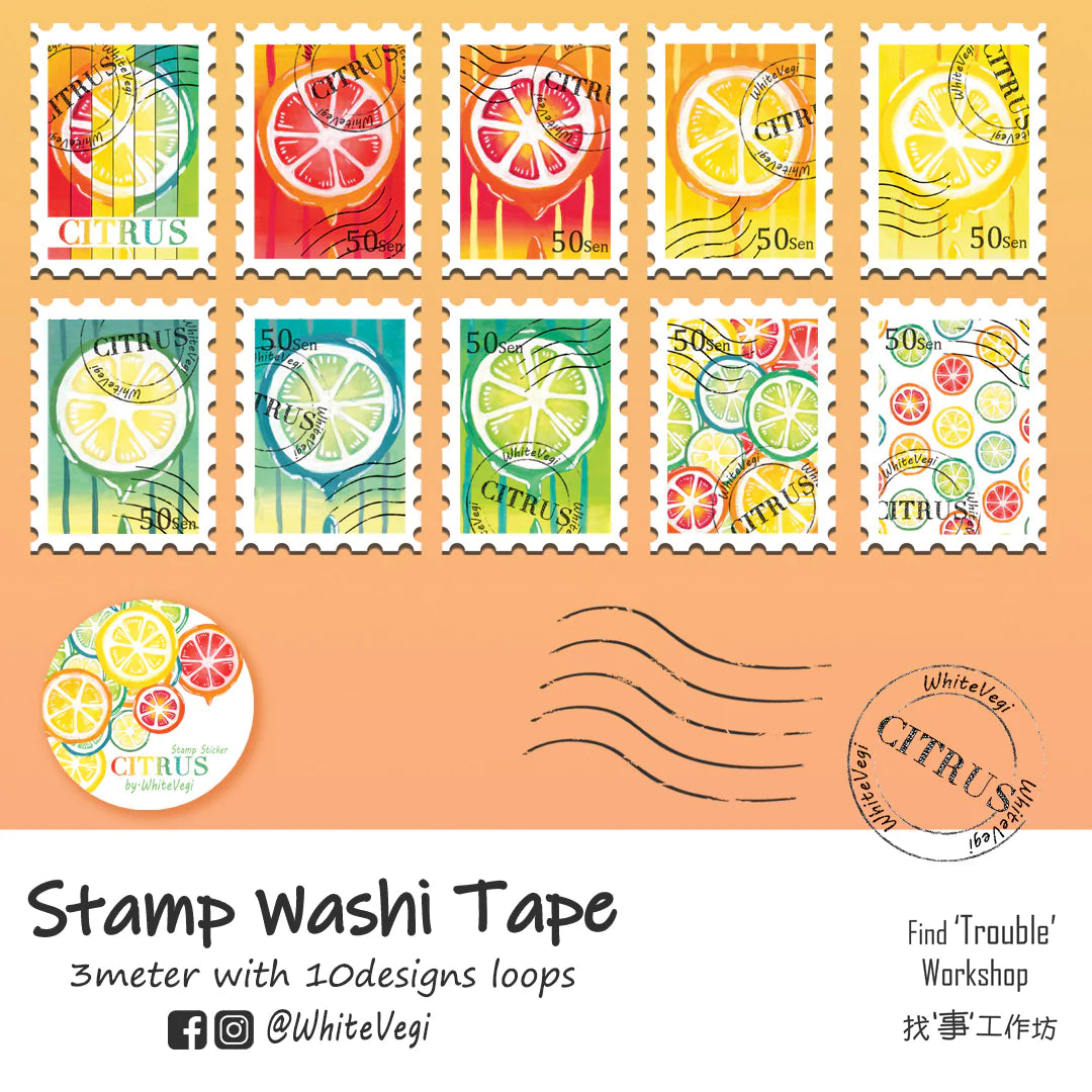 Washi Sampler | Fruits & Vegetables