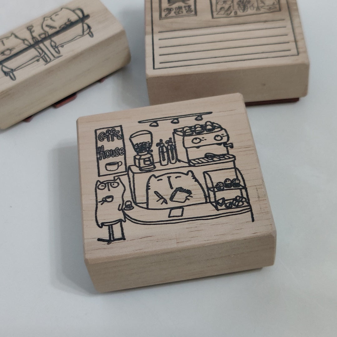 Catdoo rubber stamp - Coffee House (CD5110006)