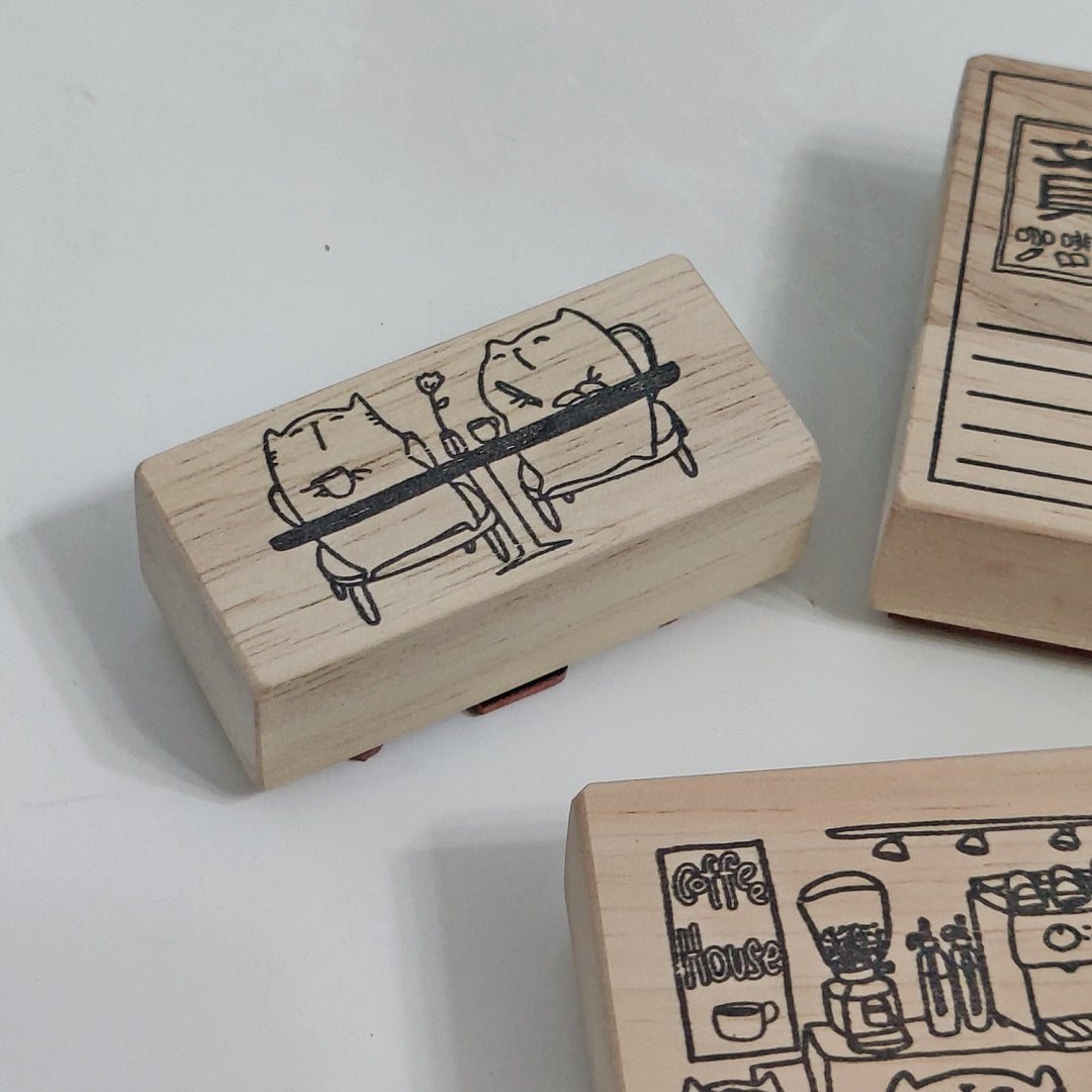 Catdoo rubber stamp - Coffee lah (CD2570742)