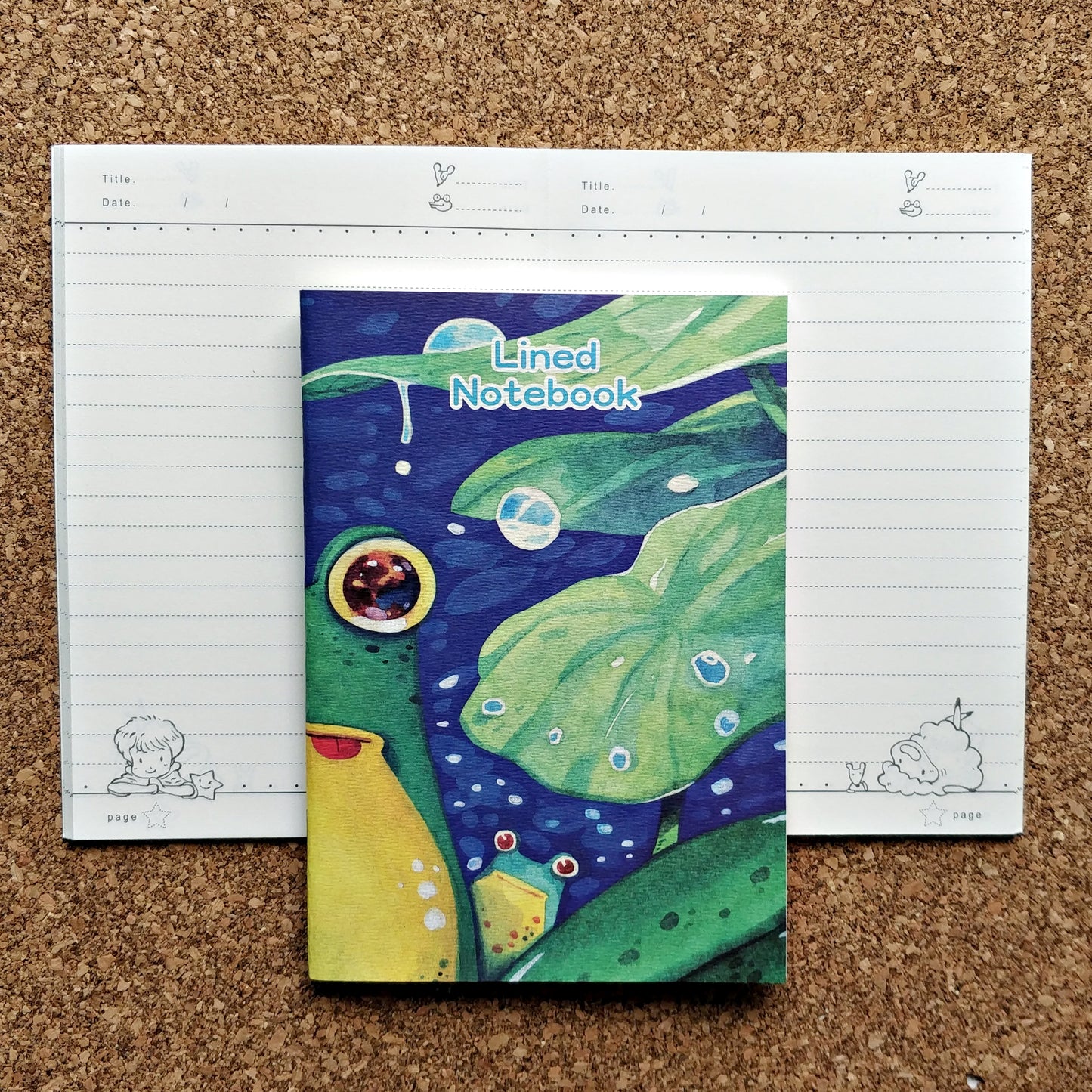 afu Lined Notebook | Big Eyes