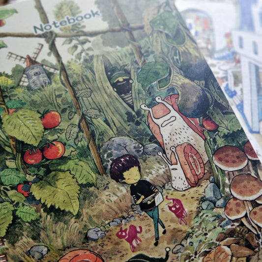 afu Multipurpose Blank Notebook | afu x Garden Path