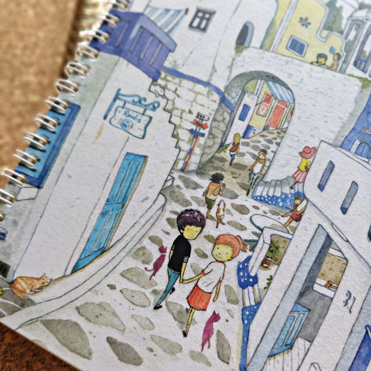 afu Multipurpose Blank Notebook | afu x Travel without Thinking