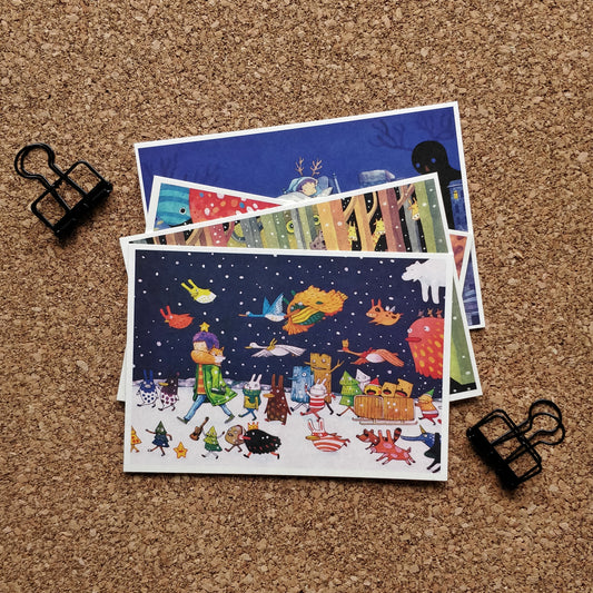 afu A6 Postcard | Dreamer at X'mas