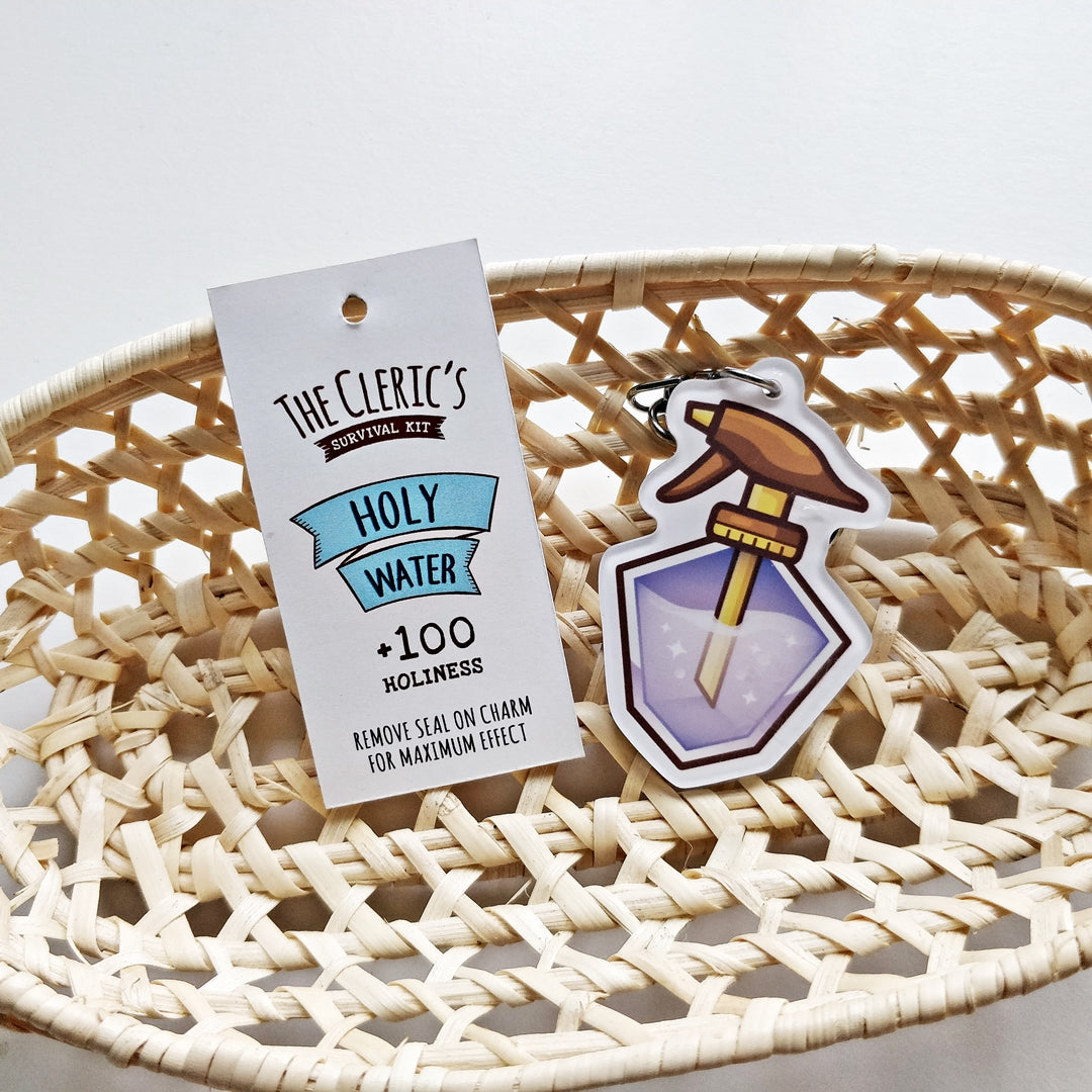 RPG Survival Kit Acrylic Keychain - The Cleric
