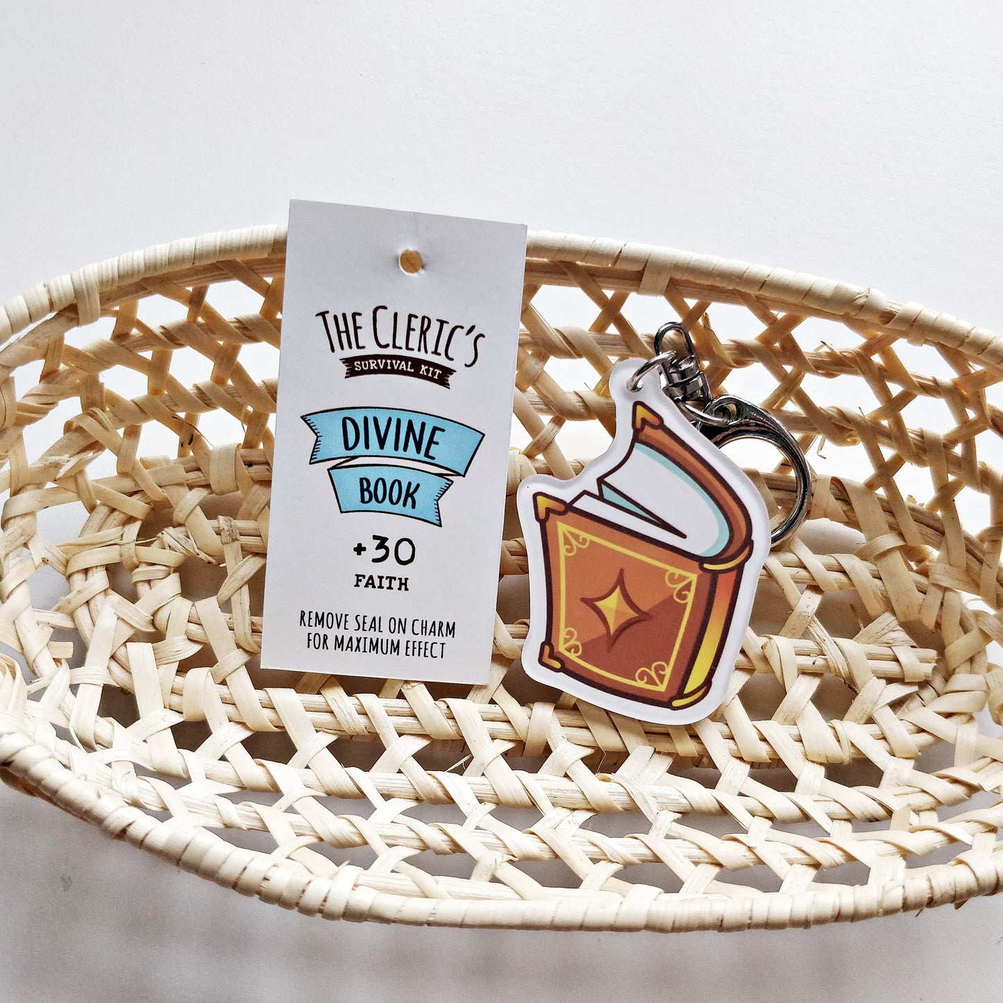 RPG Survival Kit Acrylic Keychain - The Cleric