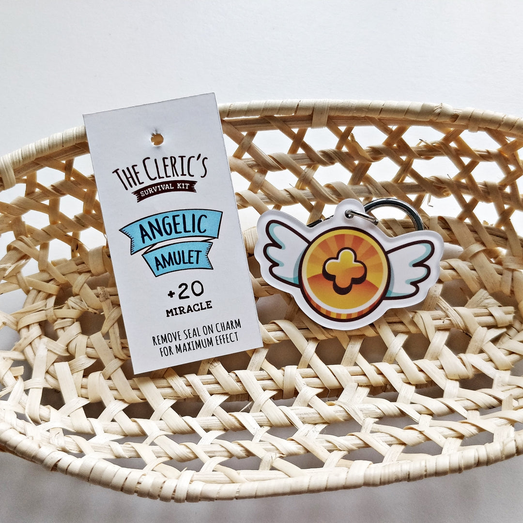 RPG Survival Kit Acrylic Keychain - The Cleric