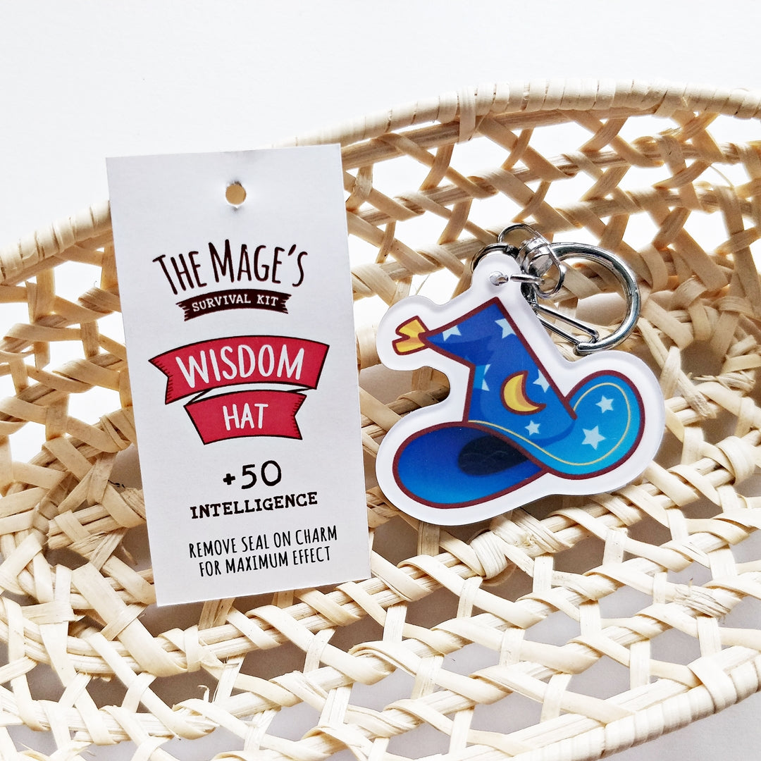RPG Survival Kit Acrylic Keychain - The Mage