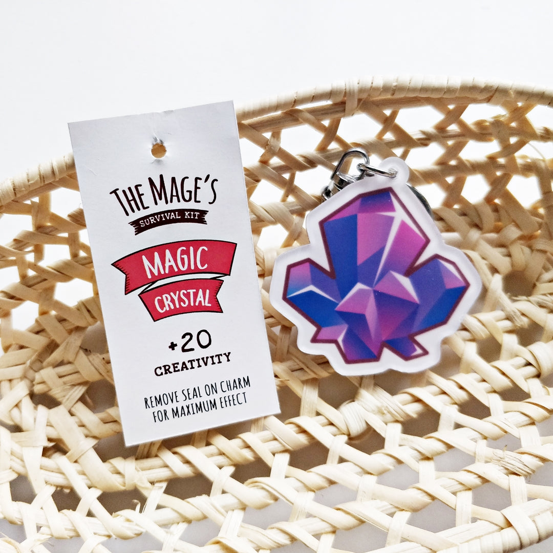 RPG Survival Kit Acrylic Keychain - The Mage