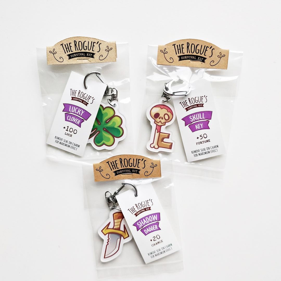 RPG Survival Kit Acrylic Keychain - The Rogue