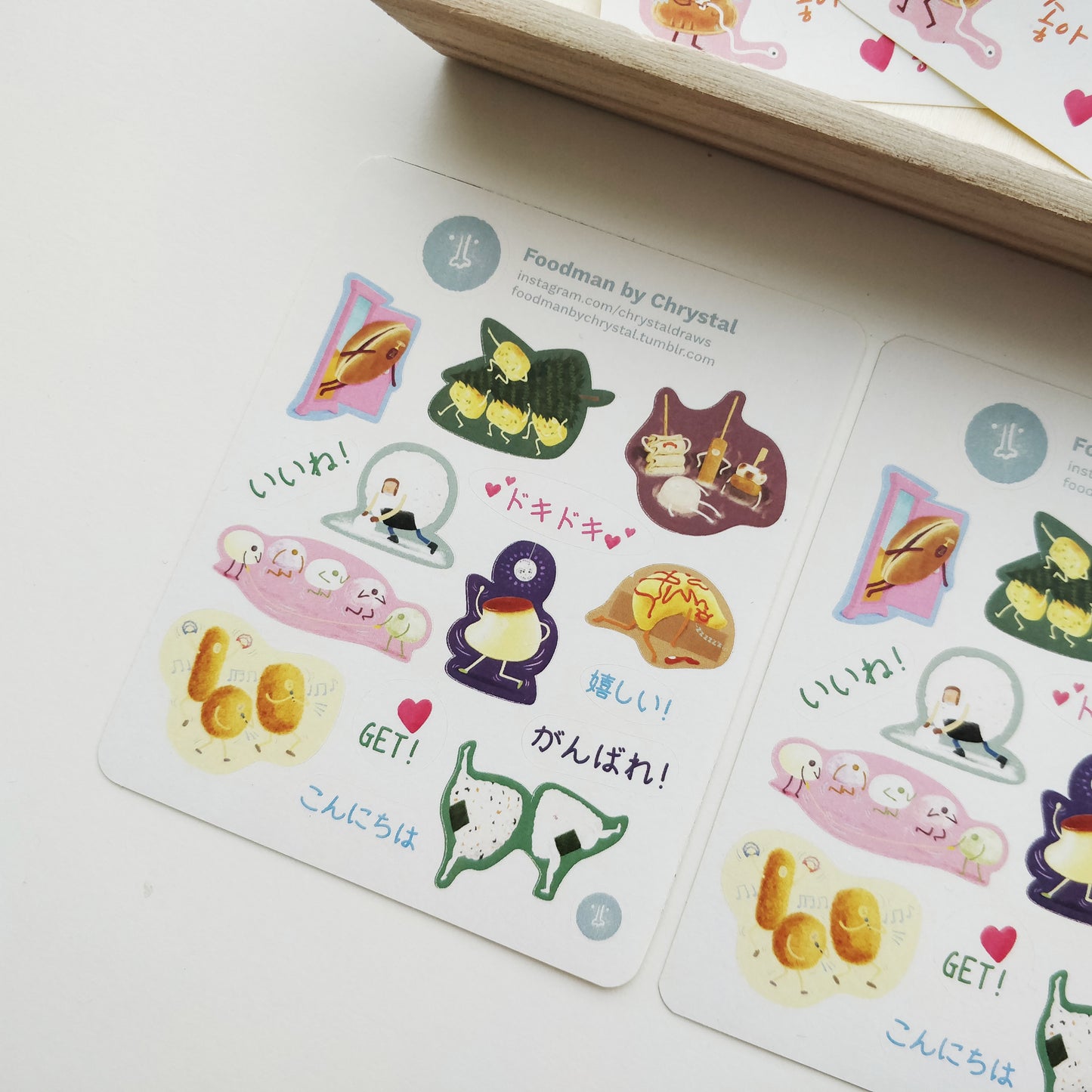 Foodman Sticker Sheet