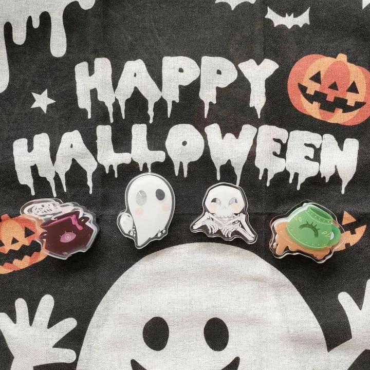 Weiliwonka Acrylic Clips - Skeleton