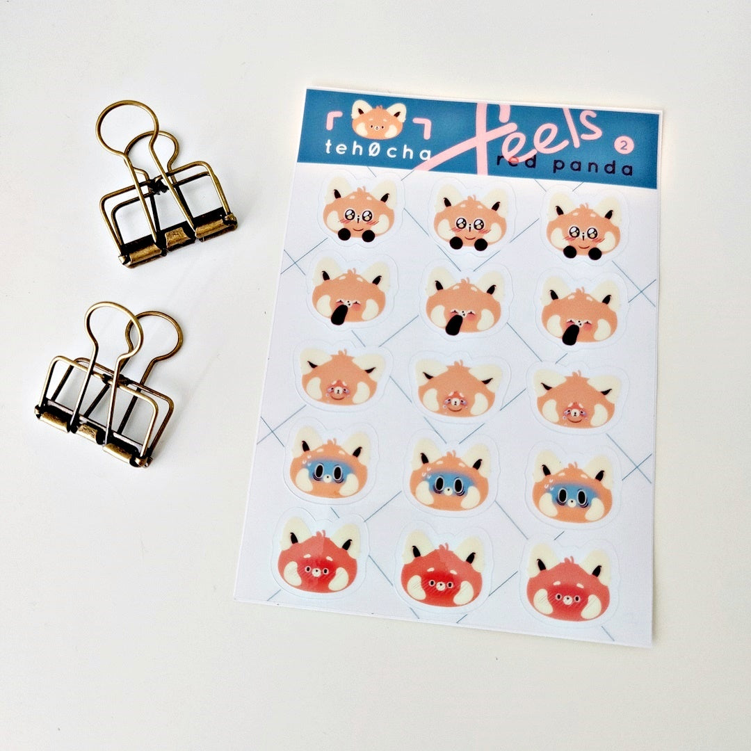 Feels 2 Red Panda Sticker Sheet