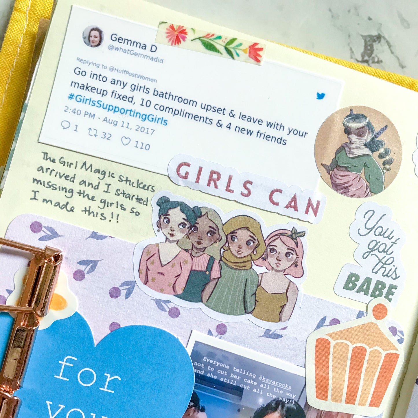 Girl Magic sticker sheet