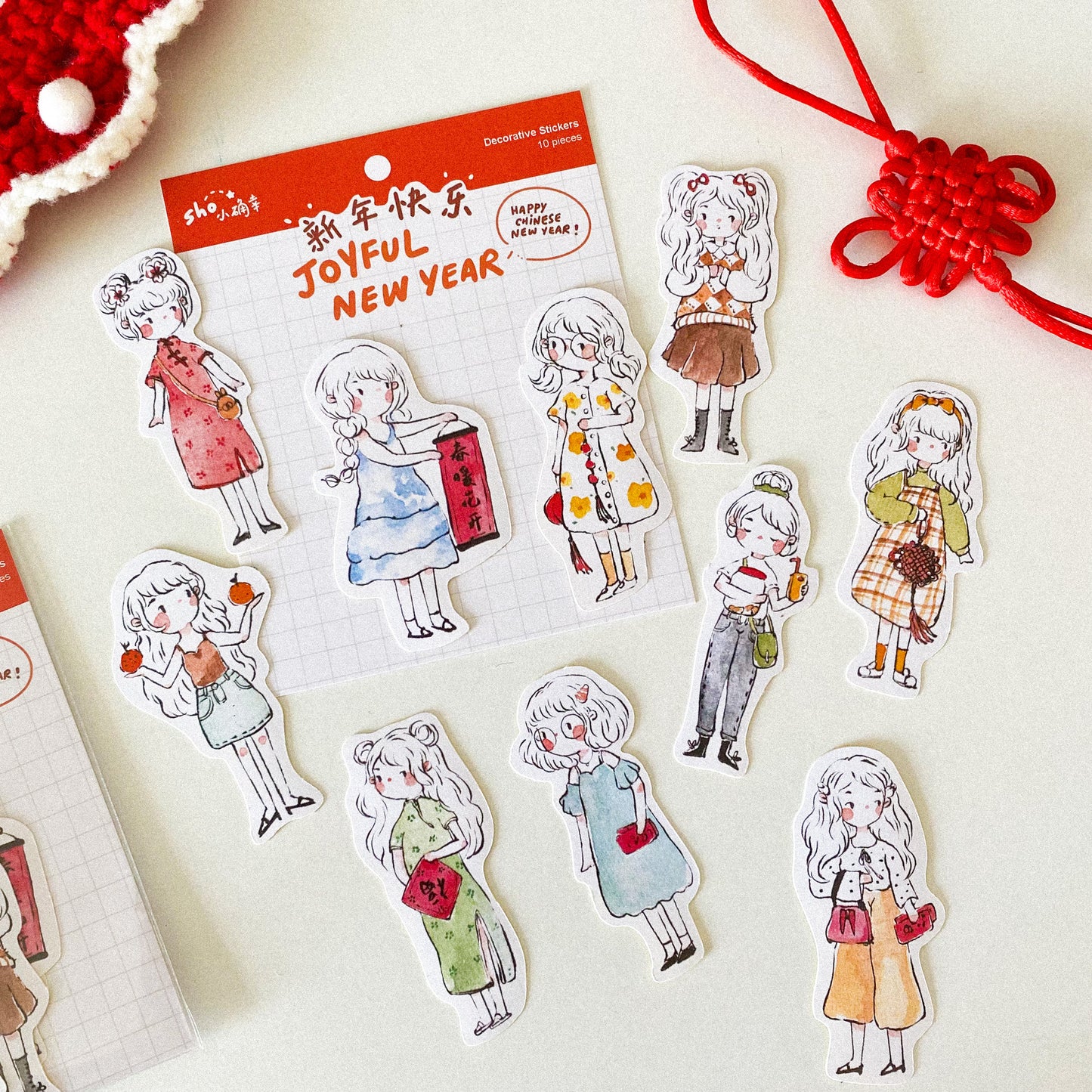 Joyful New Year Sticker Pack