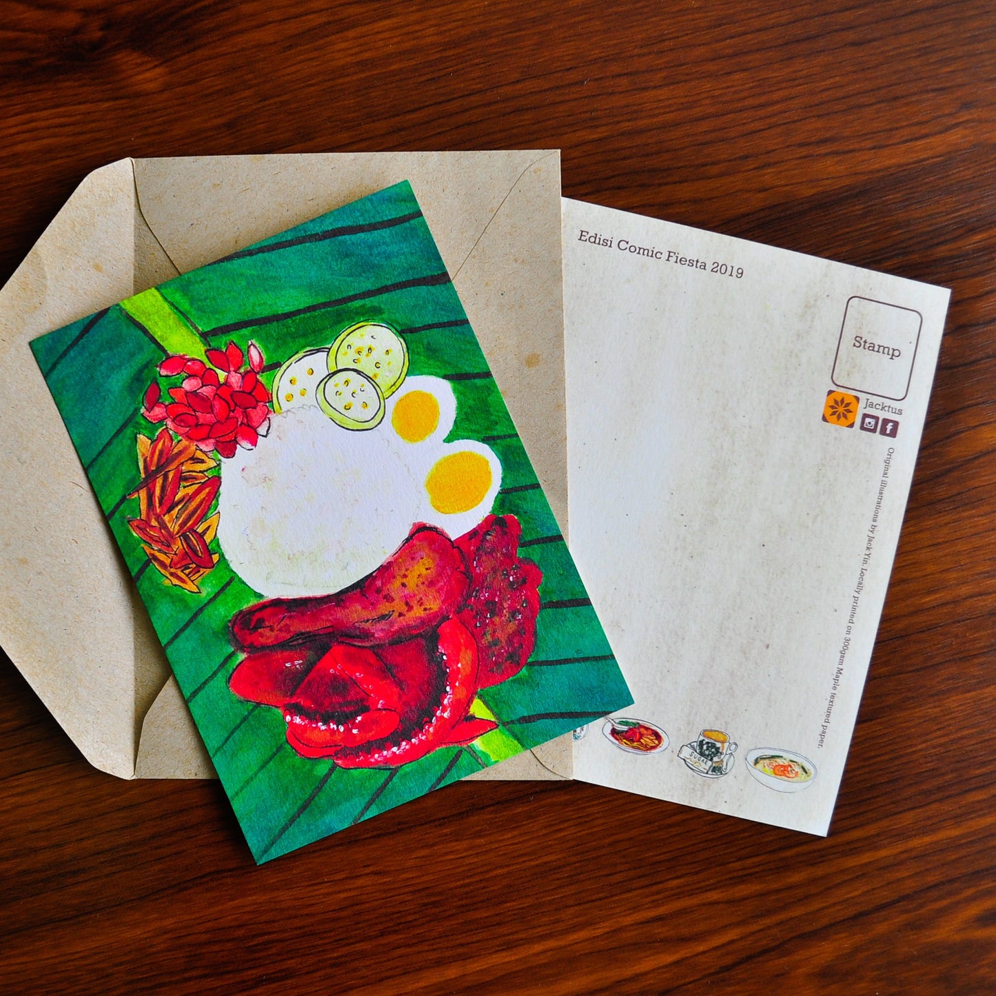 Nasi Lemak 2019 Postcard