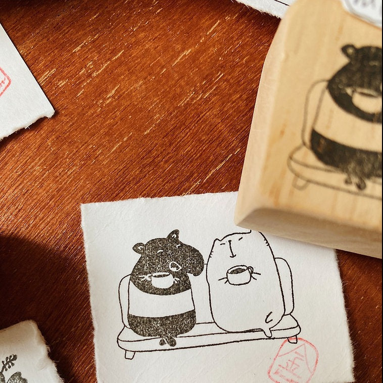 Catdoo rubber stamp - Jom Minum (CD2580064)