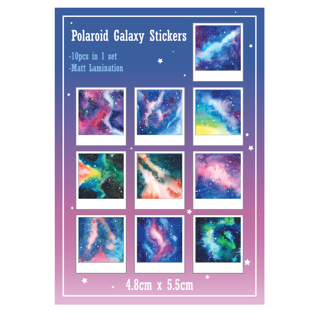 Polaroid Galaxy Sticker