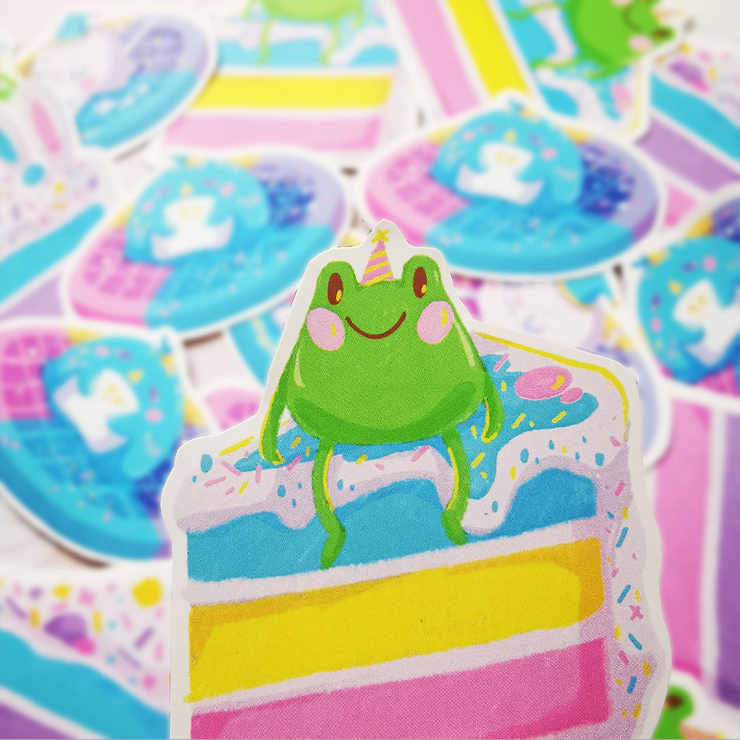 Rainbow snacks Sticker set