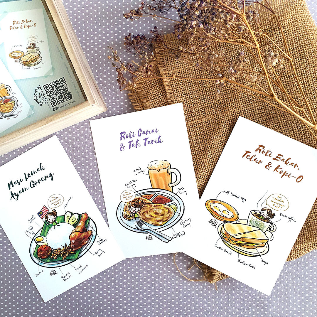 Kano Postcard Food Set